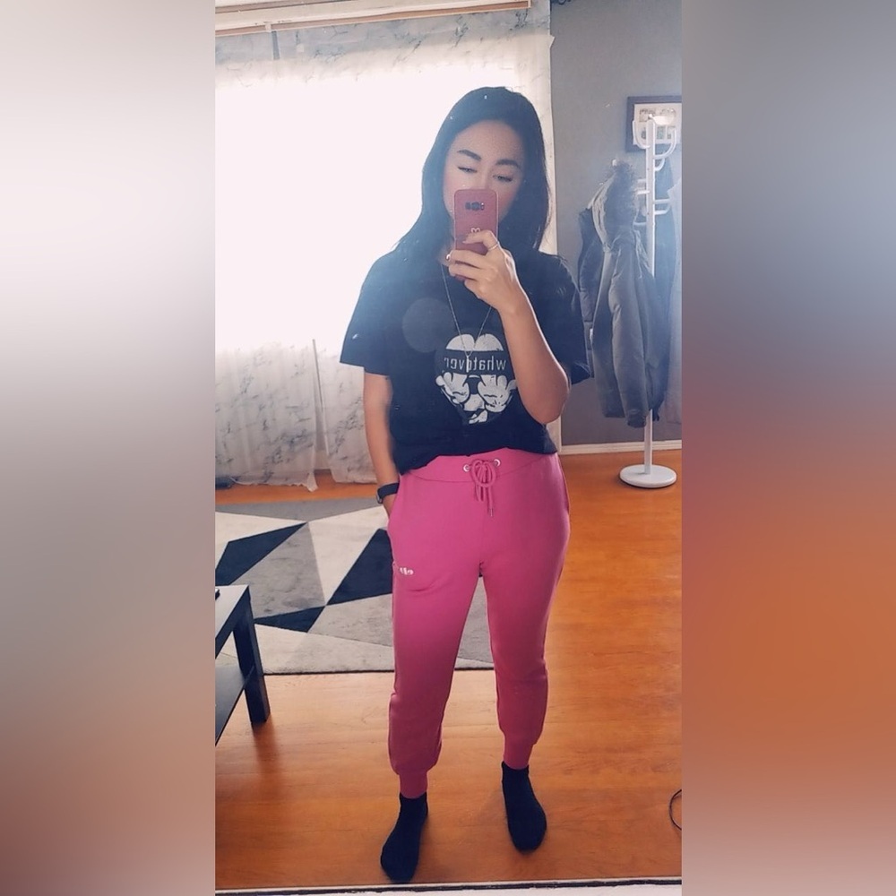 ellesse pink joggers  size Xs